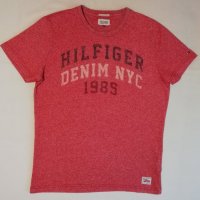 Tommy Hilfiger оригинална тениска L памучна фланелка, снимка 1 - Тениски - 32293326