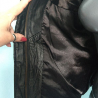 Дамско яке тип сако от естествена кожа "The Keenan leather" company , снимка 7 - Якета - 36507936