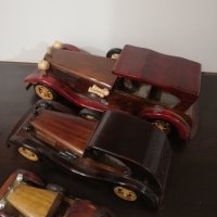Комплект дървени колички, снимка 1 - Коли, камиони, мотори, писти - 38685350