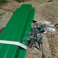 Метални профили (летви) GELESMETAL за ограда, Цвят Зелена мента, 600мм, снимка 4 - Огради и мрежи - 40038913