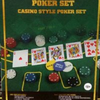 Комплект Тексас Холдем Покер , снимка 2 - Карти за игра - 28158068