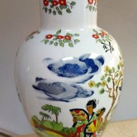 Прекрасна обемна ваза с японски мотиви , снимка 3 - Декорация за дома - 43701529