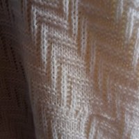 бяла блуза плетиво ХЛ-ХХЛ размер с ръкав под лакът, снимка 3 - Блузи с дълъг ръкав и пуловери - 26675199