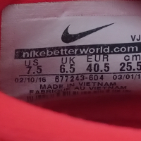 Nike Номер 40 Стелка 25,5 см. 100% Оригинални Внос от Англия, снимка 8 - Маратонки - 44855059