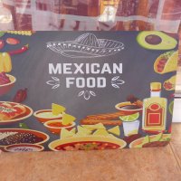 Метална табела Мексиканска храна лютиво сосове чушки Мексико, снимка 1 - Декорация за дома - 43461219