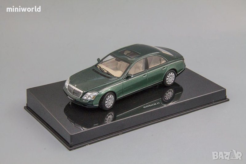Maybach 57 SWB 2003 - мащаб 1:43 на AutoArt моделът е нов в PVC дисплей-кейс, снимка 1