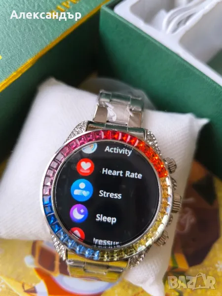 Rolex smart watch ROLEX  Ролекс смарт часовник с камъни , снимка 1