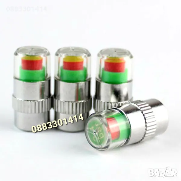 Манометър-капачка на налягането в гумите , снимка 1