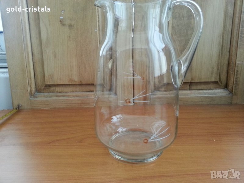 Голяма стъклена кана, снимка 1