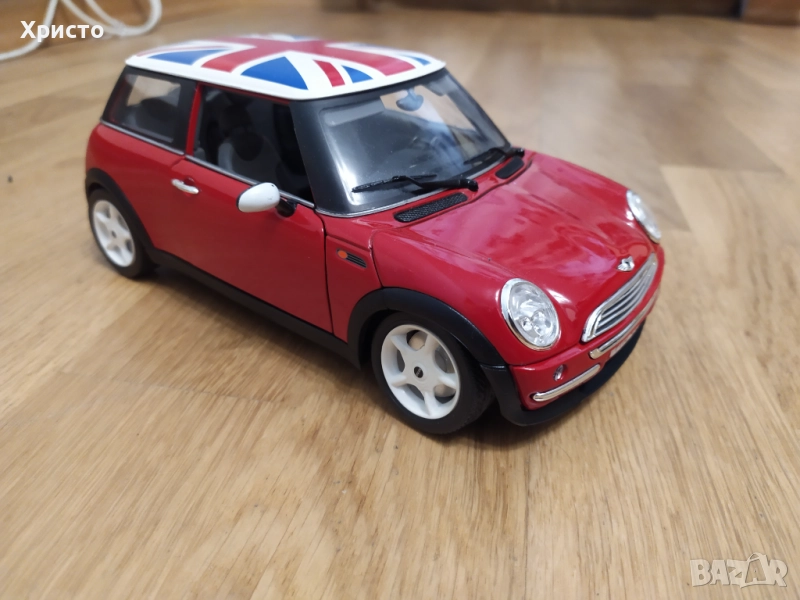 bburago, mini cooper, 1:18, снимка 1
