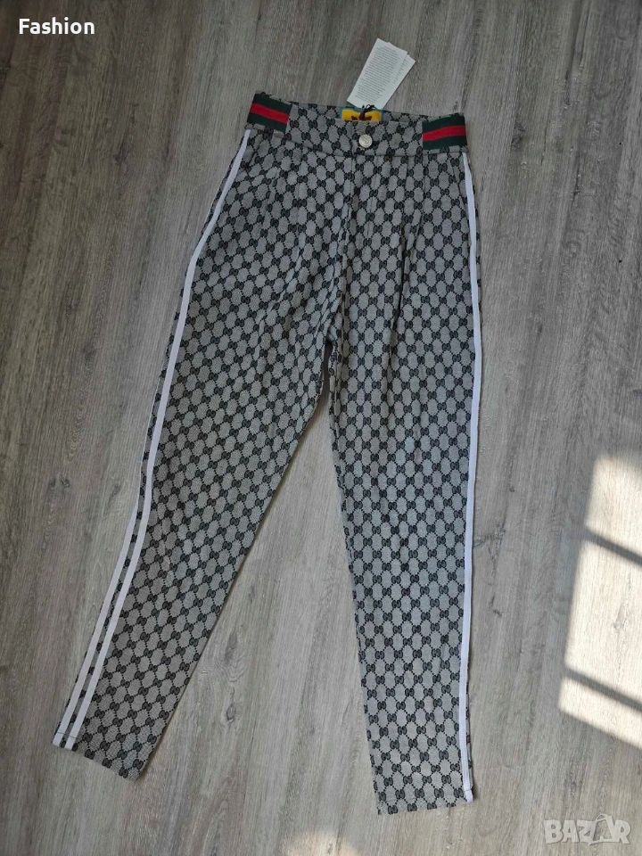 НОВ жесток дамски панталон GUCCI X ADIDAS, снимка 1