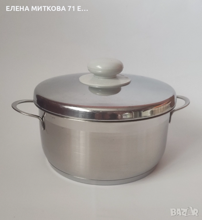 Немска тенджера от неръждаема стомана +индукция, снимка 1