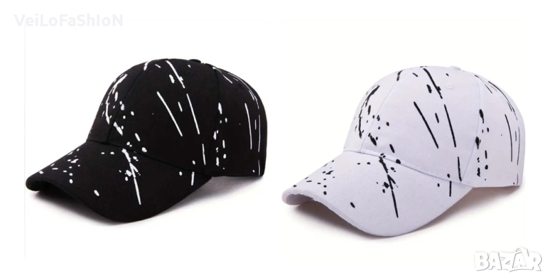 Нова шапка с козирка, два цвята, снимка 1