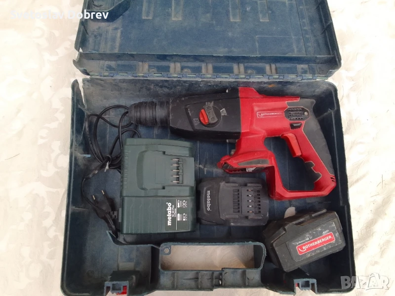 акумулаторен перфоратор a Rottenberger, Metabo 18v, снимка 1