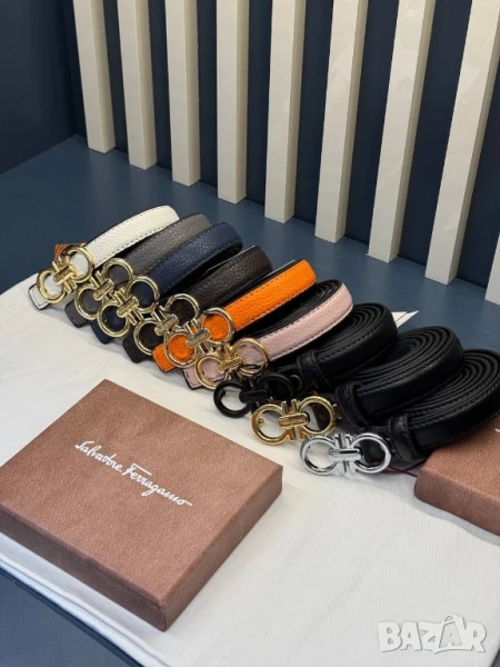 колани от естествена кожа в кутия Salvatore Ferragamo , снимка 1