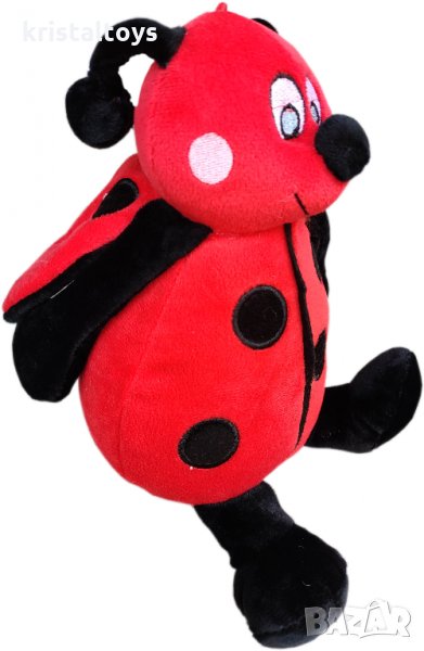 Детска играчка Плюшена Калинка с крилца и коремче, снимка 1