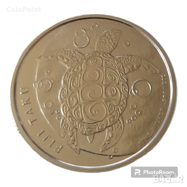 Сребърна монета 1/2oz 1$ Fiji 2013 Костенурка, снимка 1