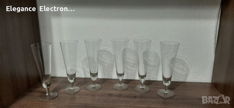 6бр. Чаши  за Шампанско  23см, снимка 1