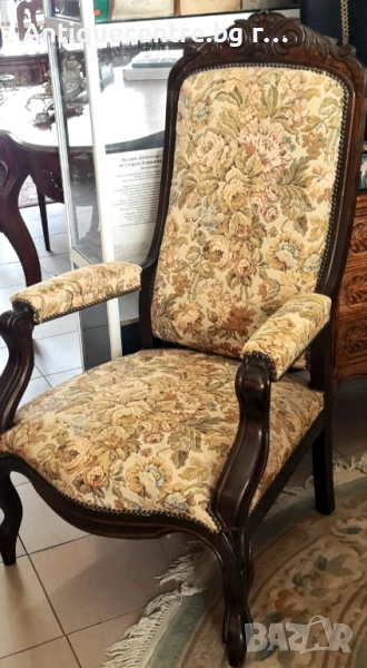 Антично  кресло, Франция. , снимка 1