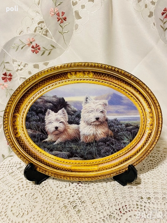 порцеланова чиния за стена , снимка 1