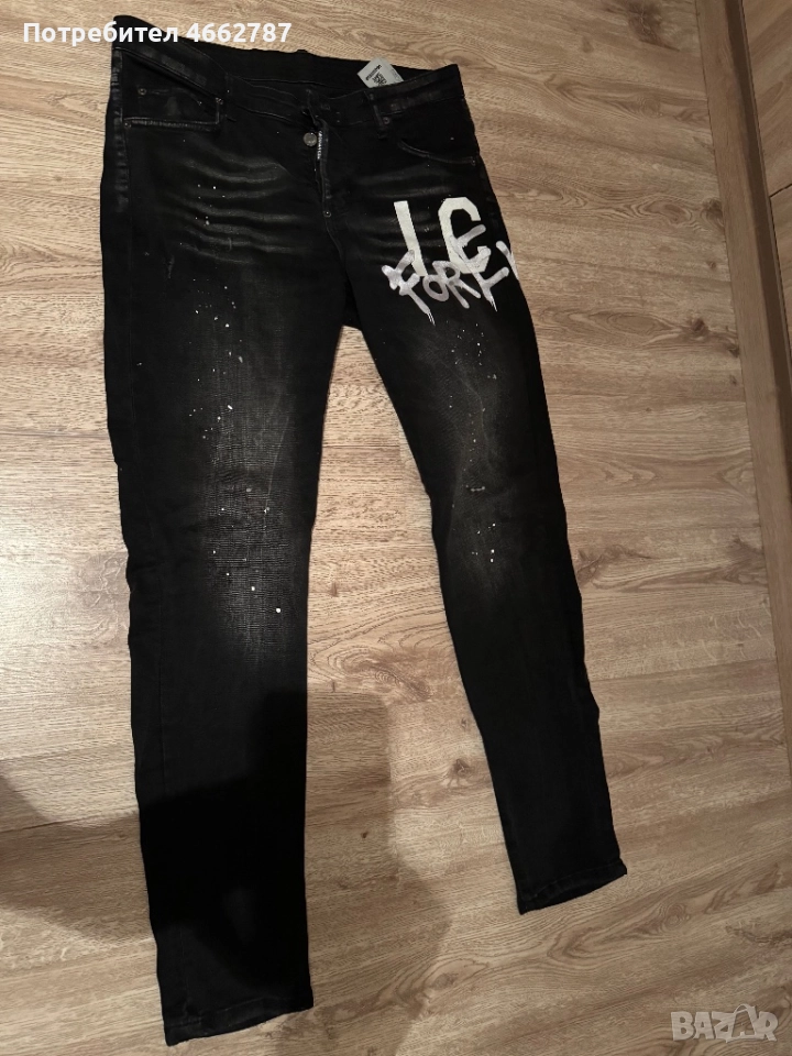 Dsquared2-Оригинални мъжки дънки номер 52/размер Л, снимка 1