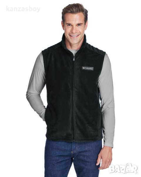 Columbia Men's Full Zip - страхотен поларен елек УГОЛЕМЕН Л, снимка 1