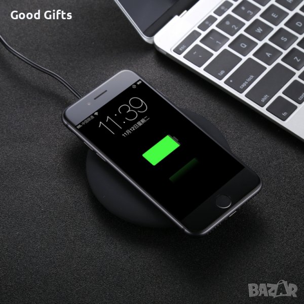 Qi Безжично Зарядно за телефон, зареждаща подложка Qi, снимка 1