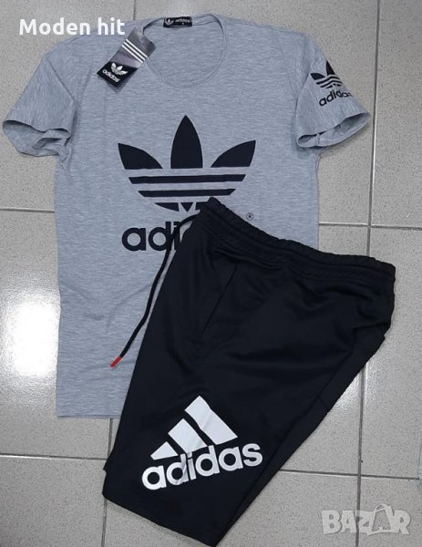 Последна бройка! Adidas мъжки летен комплект /тениска и къси панталони/ реплика, снимка 1