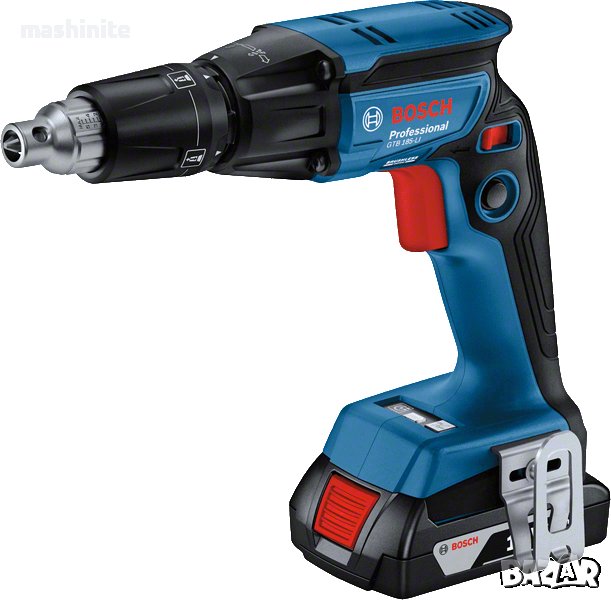 Промоция!Акумулаторен винтоверт за сухо строителство GTB 185-LI Solo Bosch, снимка 1