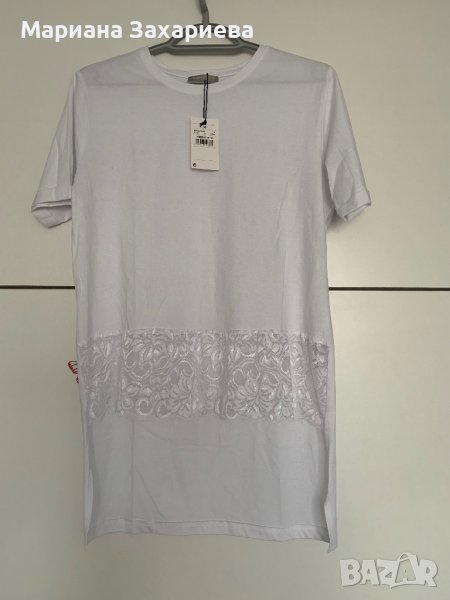 Дамска памучна туника, размер S-36, нова с етикет, снимка 1