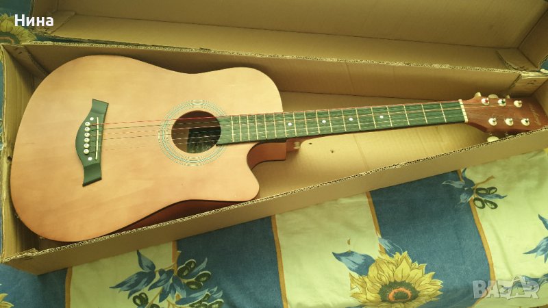  aкустична китара  "аisheng" с вграден еквилайзер, снимка 1