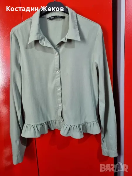 Дамска оригинална ризка.  Като нова.  ZARA , снимка 1