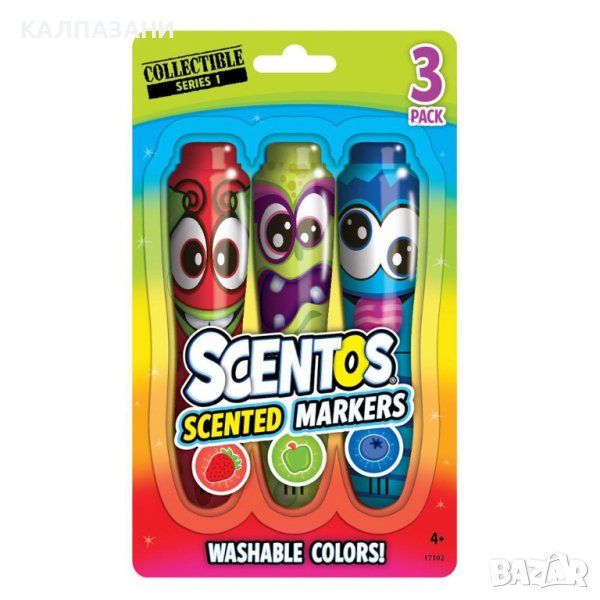 SCENTOS Комплект ароматни маркери 3 бр. 17102, снимка 1