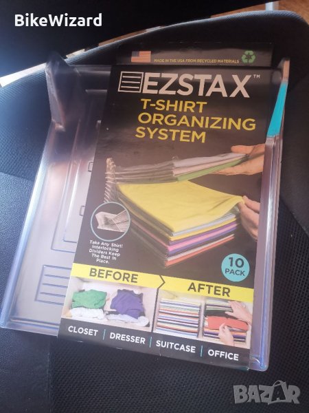 EZSTAX органайзер за 10 броя тениски , снимка 1