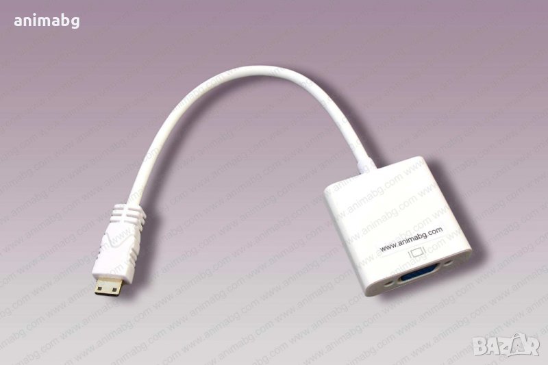 ANIMABG mini HDMI към VGA преобразувател, снимка 1