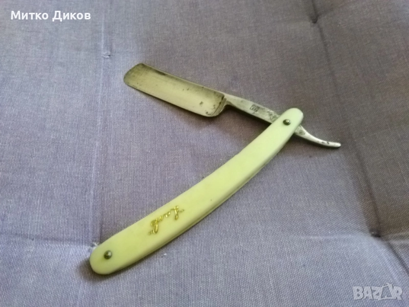 Ларк марков бръснач 8.5х2см острие винтидж отличен, снимка 1