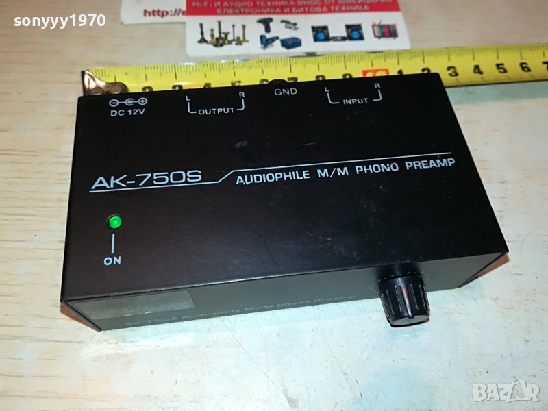 🛑AK-760S AUDIOPHILE M/M PHONO PREAMP 1909220926М, снимка 1