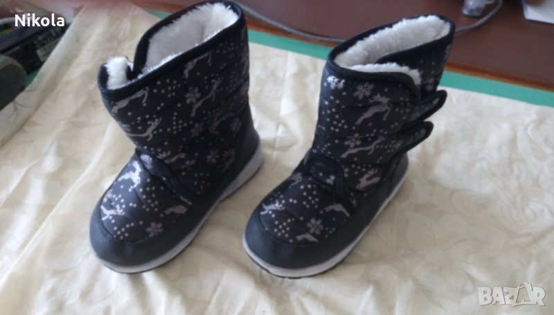 Детски ботуши с пухкава подплата №30 - 18см стелка, снимка 1