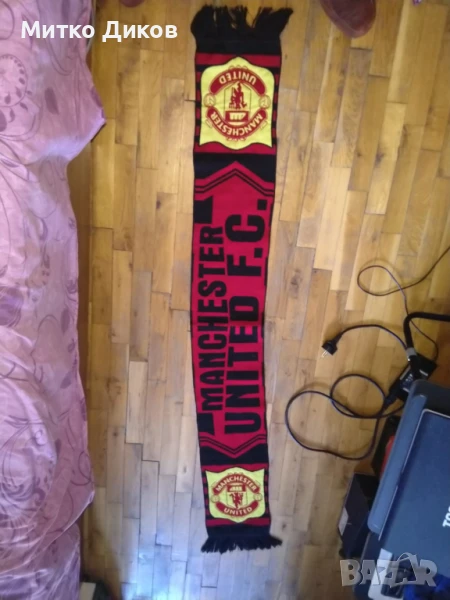 Манчестър Юнайтед футболен шал №9, снимка 1