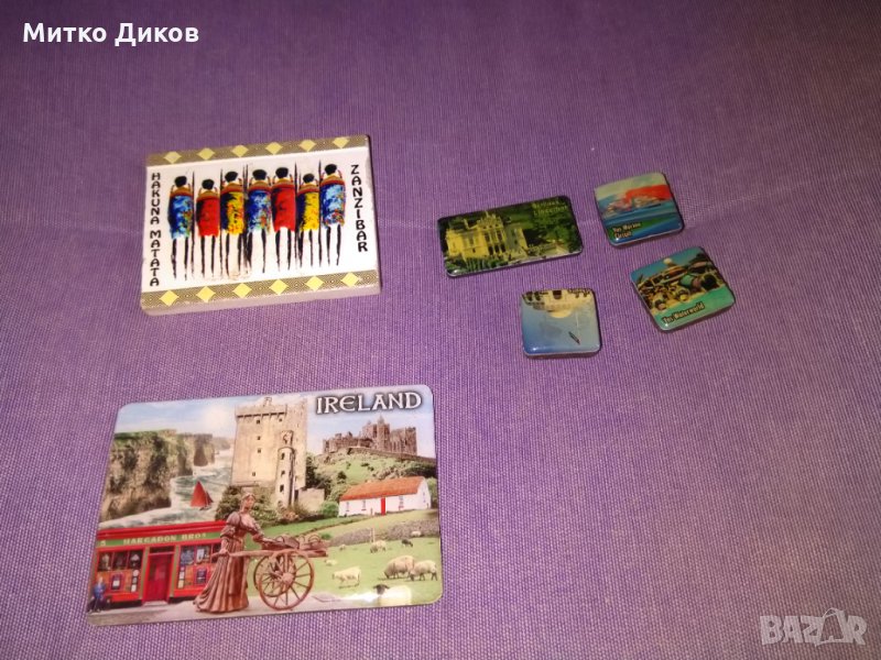 Магнити малки от Германия-Занзибар-Измир, снимка 1