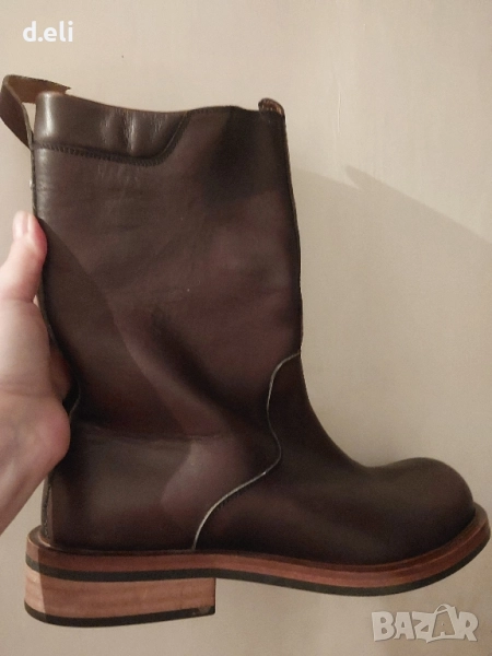 GF FERRE Original Size 43 100% Кожа Страхотни ботуши Унисекс!, снимка 1