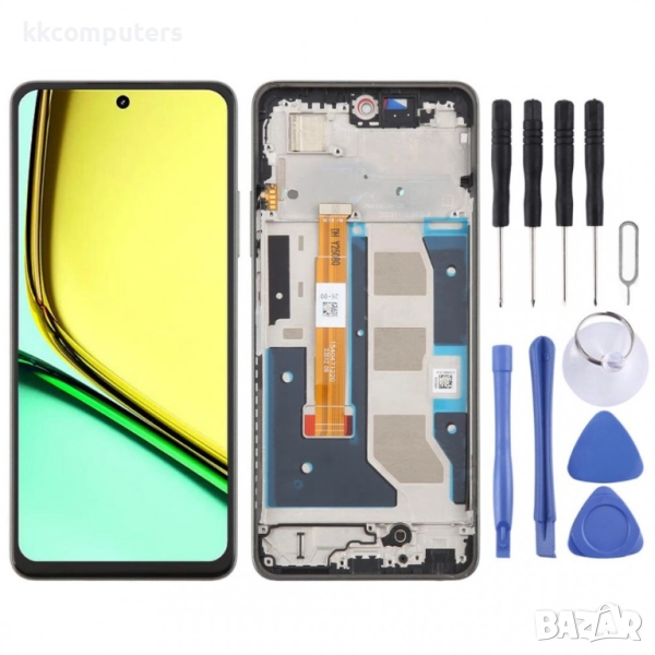 OEM LCD Дисплей и Тъч Скрийн с Рамка за Realme 12 Lite 4G, снимка 1