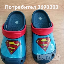 Кроксове на Супермен номер 32 Супермен, цена 7 лв, като нови, снимка 1
