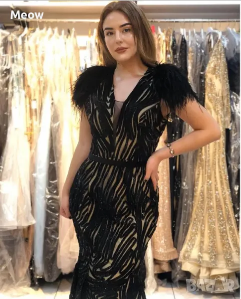 Бална рокля тип русалка, снимка 1