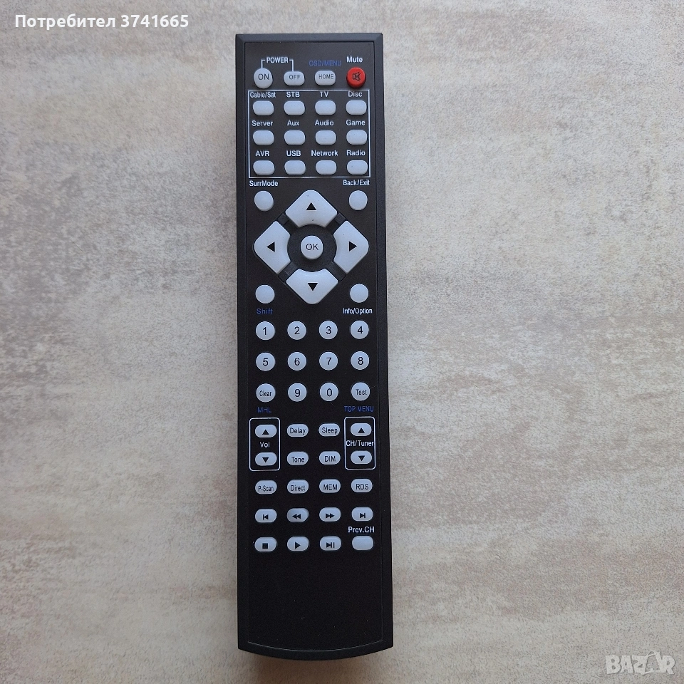 Дистанционно за AV ресивър Harman Kardon , снимка 1