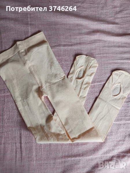 Балетен чорапогащник с дупка на стъпалото , снимка 1