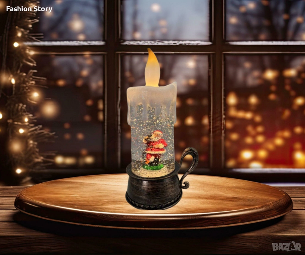 Магическа коледна свещ - декорация, снимка 1