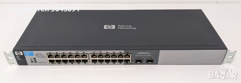 Управляем Суич 24 порта Managed Switch HP 1810-24G J9450A , снимка 1