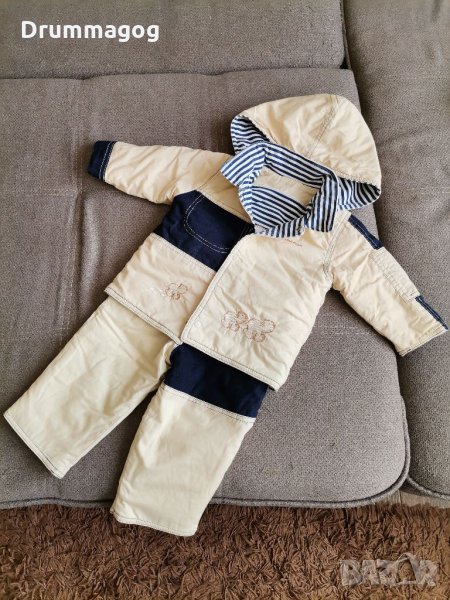 Бебешки ватиран комплект, 12м., снимка 1