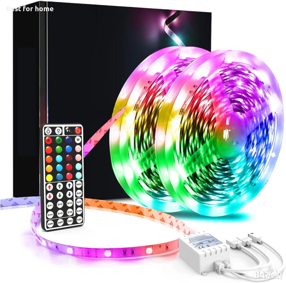 phopollo LED лента, 40 м светлинни ленти с 44-клавишно дистанционно, снимка 1